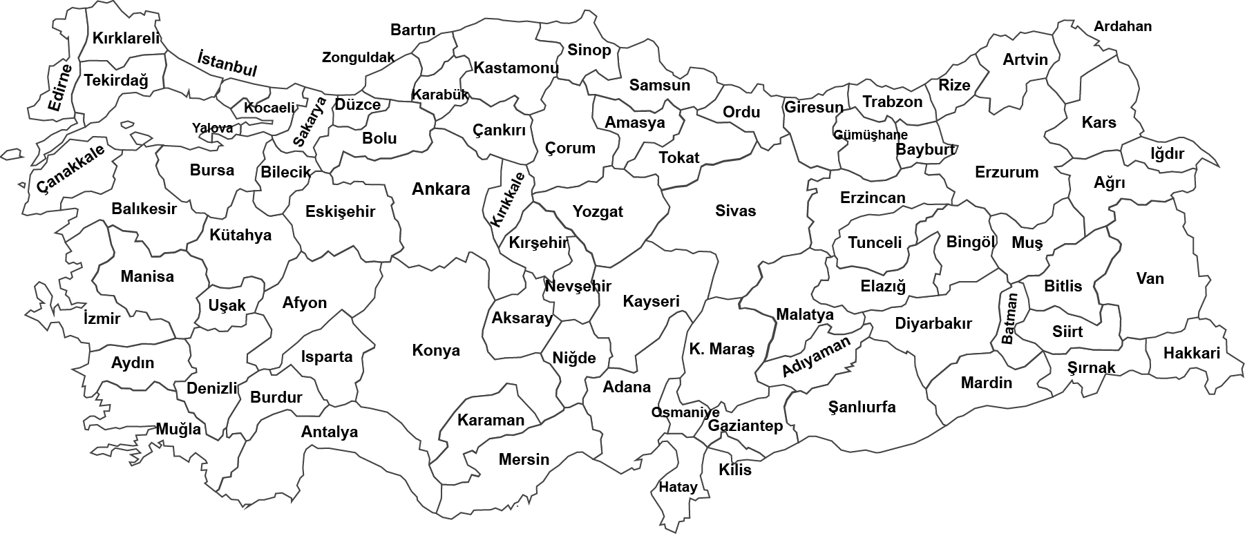 Türkiye Gezi Haritası